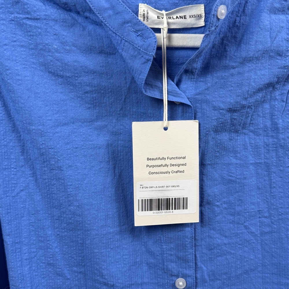 💠NWT Everlane Long Shirt Dress (XXS/XS) - Picture 3 of 6